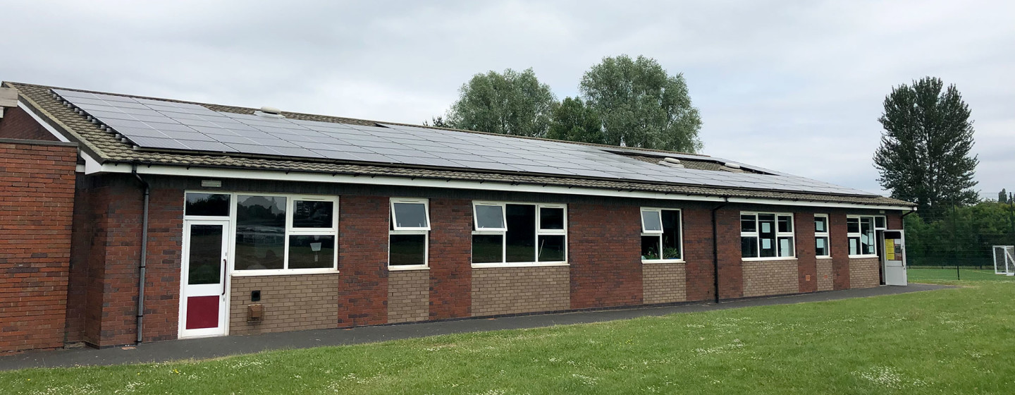 new solar panels at great wyrley academy